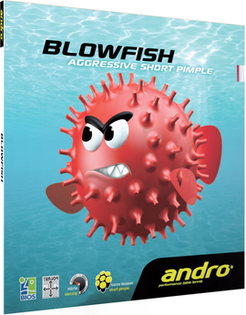 
                                            Настільний теніс накладка Andro blowfish