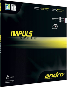 
                                            Настільний теніс накладка Andro impuls speed